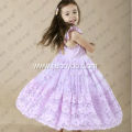 girls purple tulle maxi fairy dress